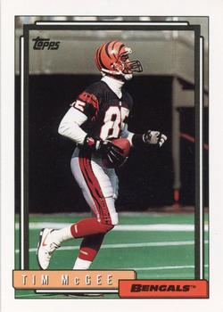 1992 Topps #1 Tim McGee Front