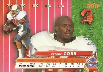 1992 Ultra #388 Reggie Cobb Back