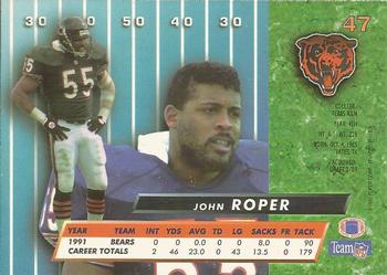 1992 Ultra #47 John Roper Back