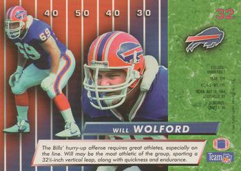 1992 Ultra #32 Will Wolford Back
