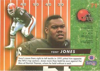 1992 Ultra #71 Tony Jones Back