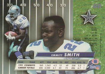 1992 Ultra #88 Emmitt Smith Back