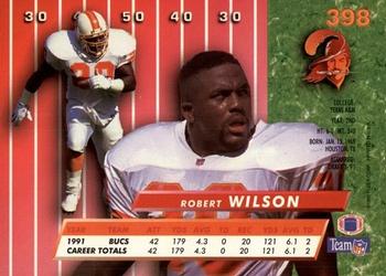 1992 Ultra #398 Robert Wilson Back