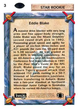 1992 Upper Deck #3 Eddie Blake Back
