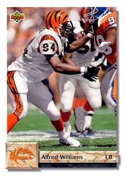 1992 Upper Deck #60 Alfred Williams Front