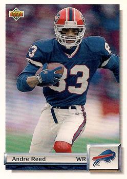 1992 Upper Deck - Gold #G26 Andre Reed Front