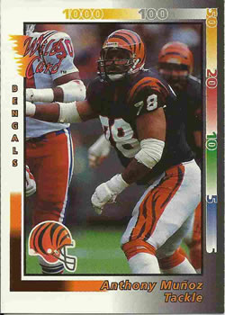 1992 Wild Card #194 Anthony Munoz Front