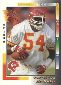 1992 Wild Card #319 Tracy Simien Front