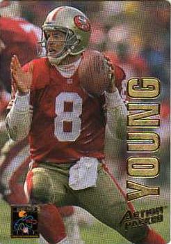 1993 Action Packed - Quarterback Club #QB18 Steve Young Front
