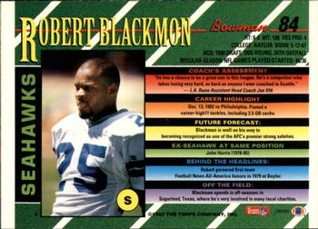1993 Bowman #84 Robert Blackmon Back