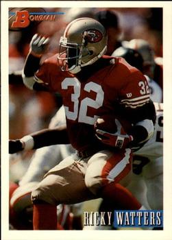 1993 Bowman #191 Ricky Watters Front