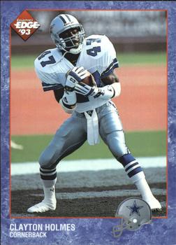 1993 Collector's Edge #52 Clayton Holmes Front