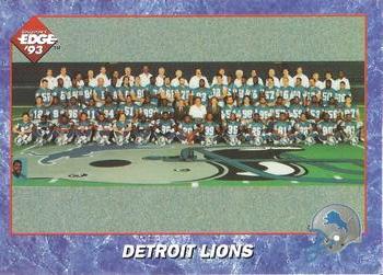 1993 Collector's Edge #63 Detroit Lions Front
