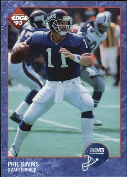 1993 Collector's Edge #147 Phil Simms Front