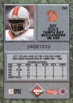 1993 Collector's Edge #241 Ray Seals Back