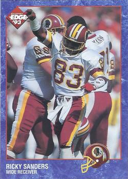 1993 Collector's Edge #321 Ricky Sanders Front