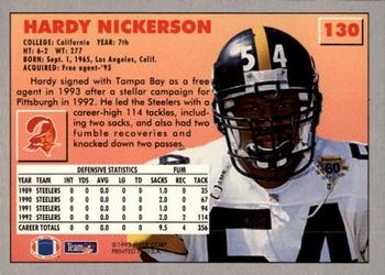 1993 Fleer #130 Hardy Nickerson Back