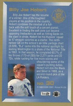 1993 Fleer - 1993 Prospects #30 Billy Joe Hobert Back
