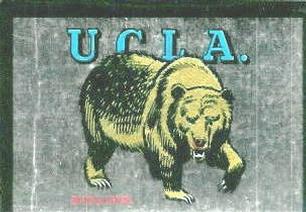 1960 Topps - Metallic Stickers #NNO UCLA Bruins Front