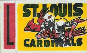 1961 Topps - Flocked Stickers #NNO St. Louis Cardinals L Front