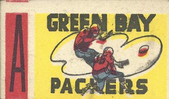 1961 Topps - Flocked Stickers #NNO Green Bay Packers A Front