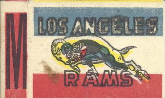 1961 Topps - Flocked Stickers #NNO Los Angeles Rams M Front