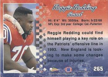 1993 Pacific #265 Reggie Redding Back