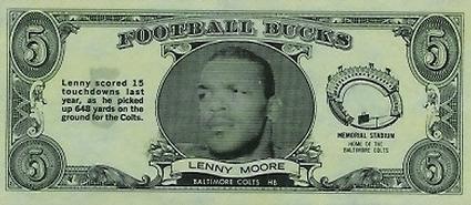 1962 Topps - Bucks #27 Lenny Moore Front