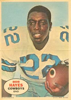 1968 Topps - Posters #3 Bob Hayes Front