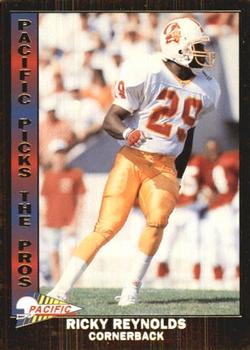 1993 Pacific - Pacific Picks the Pros #21 Ricky Reynolds Front