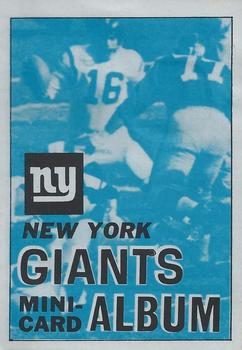 1969 Topps - Mini-Albums #11 New York Giants Front