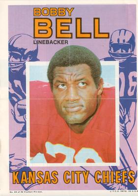 1971 Topps - Posters #24 Bobby Bell Front