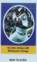 1972 Sunoco Stamps Update #NNO John Gilliam Front