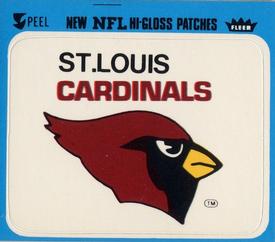 1977 Fleer Team Action - Stickers (Hi-Gloss Patches) #NNO St. Louis Cardinals Logo Front