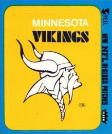 1979 Fleer Team Action - Stickers (Hi-Gloss Patches) #NNO Minnesota Vikings Logo Front