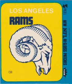 1980 Fleer Team Action - Stickers (Hi-Gloss Patches) #NNO Los Angeles Rams Logo Front