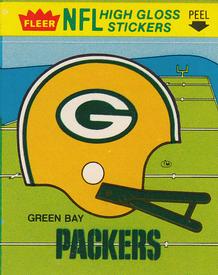 1981 Fleer Team Action - High-Gloss Stickers #NNO Green Bay Packers Helmet Front