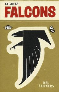 1982 Fleer Team Action - Stickers #NNO Atlanta Falcons Logo Front