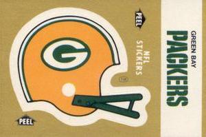 1982 Fleer Team Action - Stickers #NNO Green Bay Packers Helmet Front
