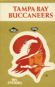 1982 Fleer Team Action - Stickers #NNO Tampa Bay Buccaneers Logo Front