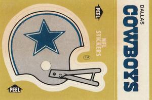 1983 Fleer Team Action - Stickers #NNO Dallas Cowboys Helmet Front