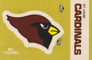 1983 Fleer Team Action - Stickers #NNO St. Louis Cardinals Logo Front