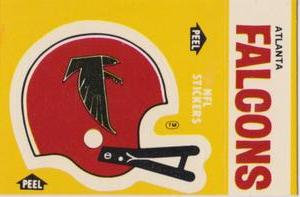 1984 Fleer Team Action - Stickers #NNO Atlanta Falcons Helmet Front