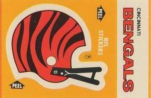 1984 Fleer Team Action - Stickers #NNO Cincinnati Bengals Helmet Front