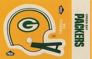 1984 Fleer Team Action - Stickers #NNO Green Bay Packers Helmet Front