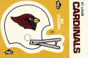 1984 Fleer Team Action - Stickers #NNO St. Louis Cardinals Helmet Front
