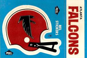 1985 Fleer Team Action - Stickers #NNO Atlanta Falcons Helmet Front