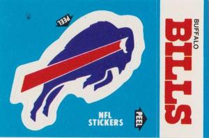 1987 Fleer Team Action - Stickers #NNO Buffalo Bills Logo Front