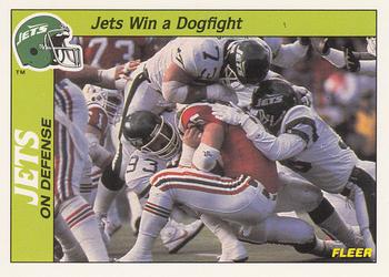 1988 Fleer Team Action #18 Jets Win a Dogfight Front
