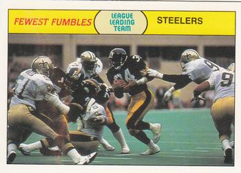 1988 Fleer Team Action #85 Fewest Fumbles Front